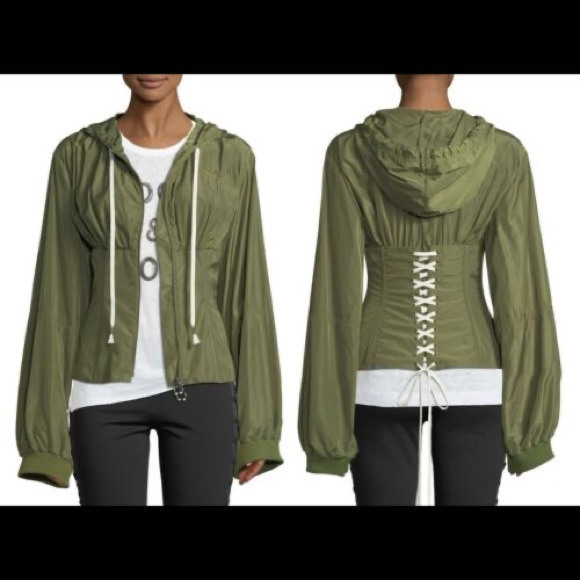FINAL PRICE NWT Fenty x Puma corset jacket Olive branch - Picture 3 of 5